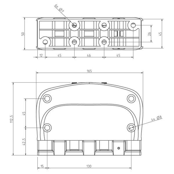 BISAGRA DE APERTURA C/PARADA DE 90º - REGULACIÓN PL-4551 - CAFF 