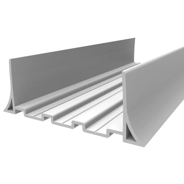 CANAL U DE PVC 80MM BLANCO X 5MT