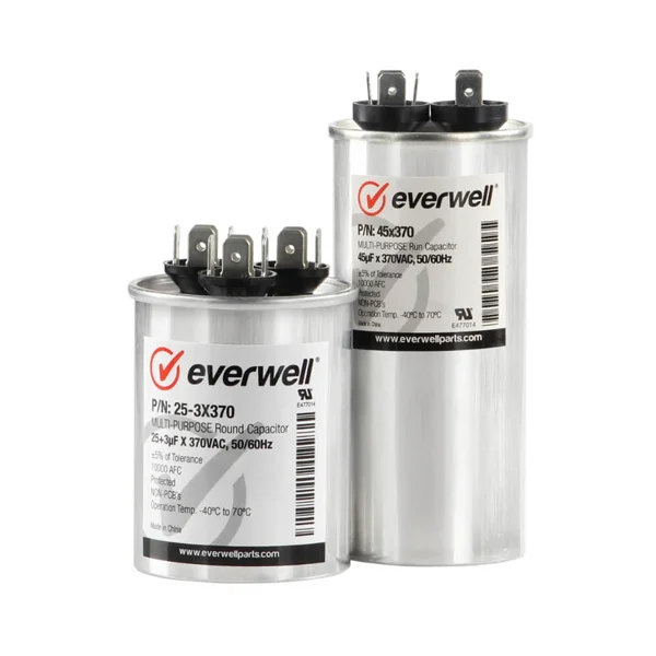 CAPACITOR DE 10 MFD X 370 VAC - 10X370 - EVERWELL