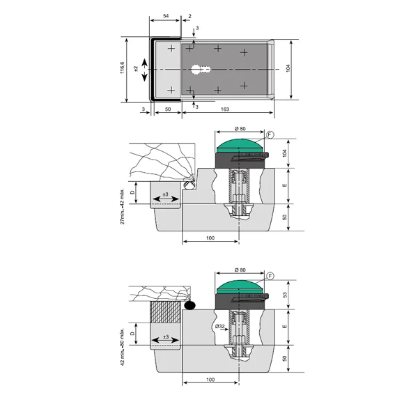CIERRE RÁPIDO G-621 CON LLAVE - CAFF