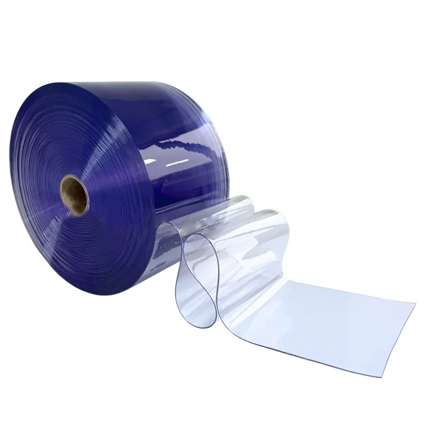 CORTINA PVC LAMA MEDIA TEMP AZUL X METRO