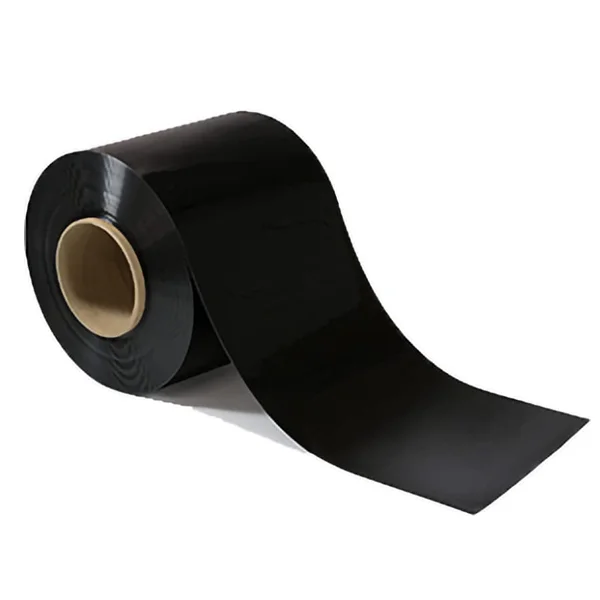 CORTINA PVC LAMA LISA NEGRO 20CMX2MMX 50MT - IMPORTADO
