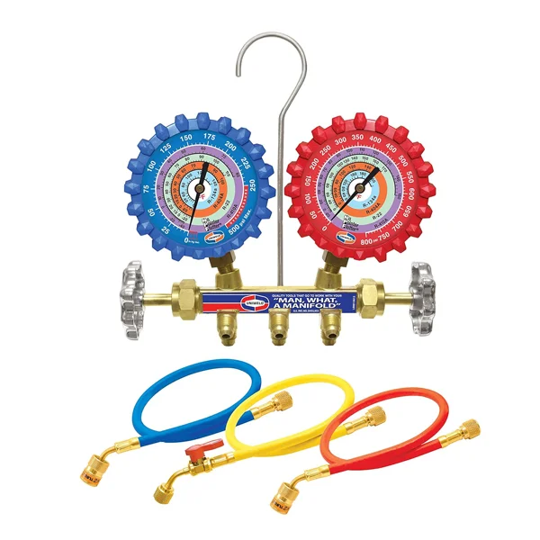 JUEGO DE MANOMETRO UNIWELD QS8NESM-5 P/R22-R404A-R134A