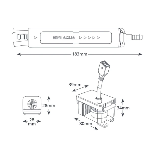 MINIBOMBA DE CONDENSADO ASPENPUMPS AQUA-3000B ASPEN PUMPS