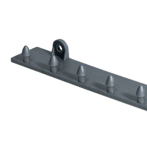 PERFIL PVC PARA CORTINA MAX BULLET HTP SILVER 2 PLOMO (60CM)