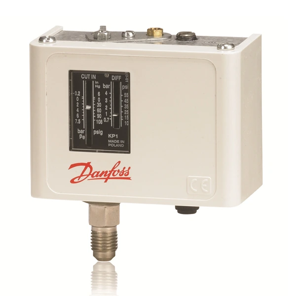 PRESOSTATO DE ALTA KP1 IP30 RESET MANUAL - DANFOSS