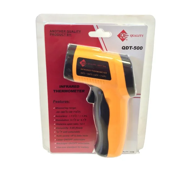 TERMOMETRO INFRAROJO LASER -60° A 380° - QE QUALITY