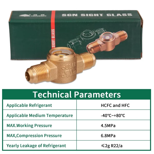 VISOR DE LIQUIDO/MIRILLA ROSCABLE 3/8” - HONGSEN