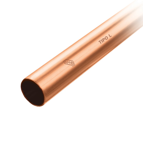 TUBERÍA COBRE RÍGIDO TIPO ”L” 5/8” (1/2”) - 6MT - IUSA