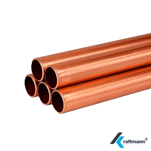 TUBERÍA COBRE RÍGIDO TIPO ”L” 3/8” (1/4”) - 6MT - KRAFTMANN